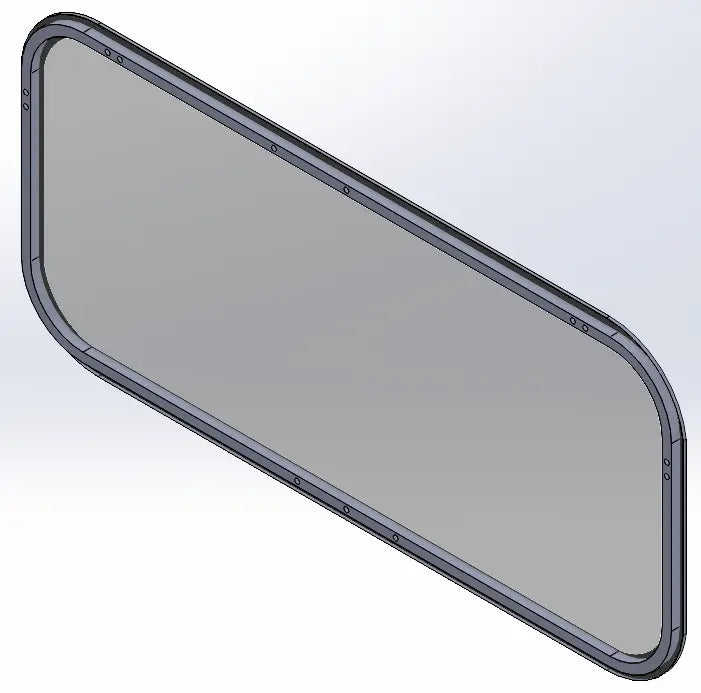 Vented windshield for Kawasaki - 520207 & 520208 Fortress Pro