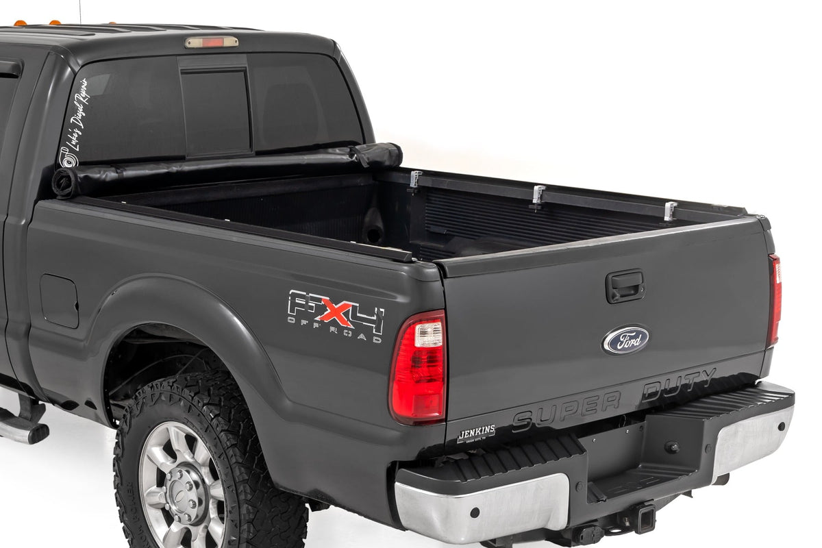 Soft Roll Up Bed Cover 6 Foot 10 Inch Bed Ford F-250/F-350 Super Duty (99-16) Rough Country
