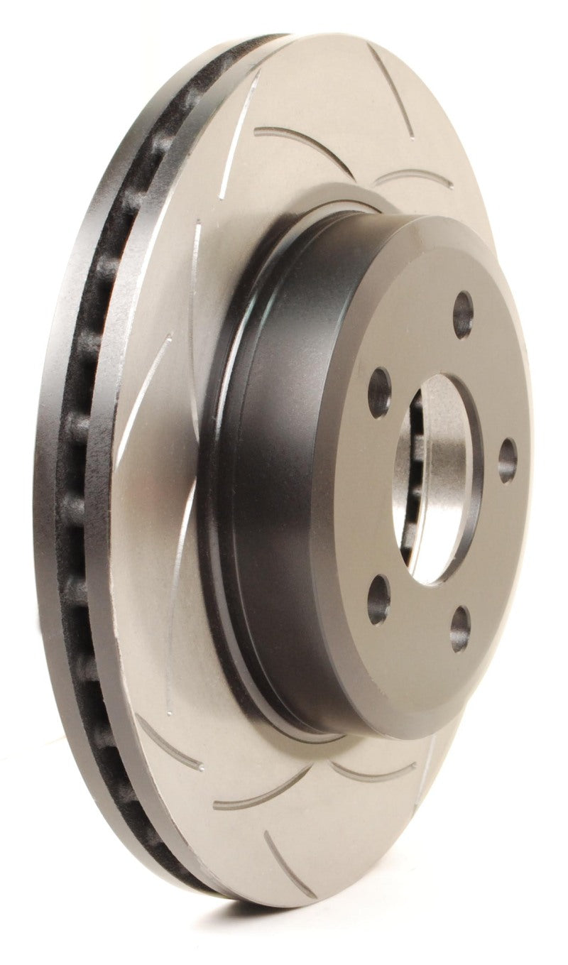 DBA 2008+ Mitsubishi EVO 10 T3 5000 Series Drilled and Slotted Front Replacement Rotor w/NAS Nuts KP DBA