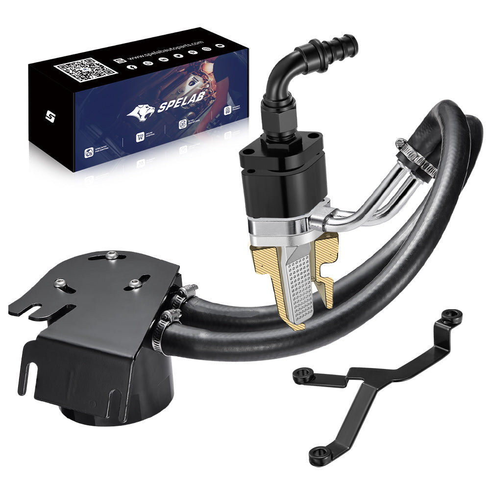 SPELAB Enhanced CCV/PCV Reroute/Delete Engine Ventilation Kit For 11-25 Ford 6.7L Powerstroke