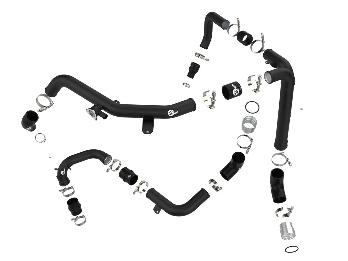 AFE Performance BladeRunner Aluminum Hot and Cold Charge Pipe Kit | Standard Bronco 2.7L