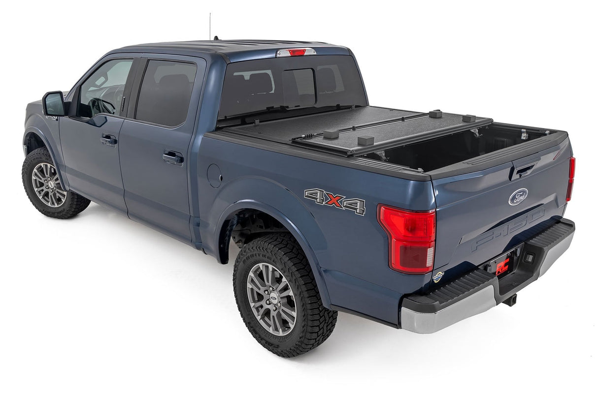 Hard Low Profile Bed Cover 5 Foot Bed Ford Ranger 2WD/4WD (2019-2023) Rough Country