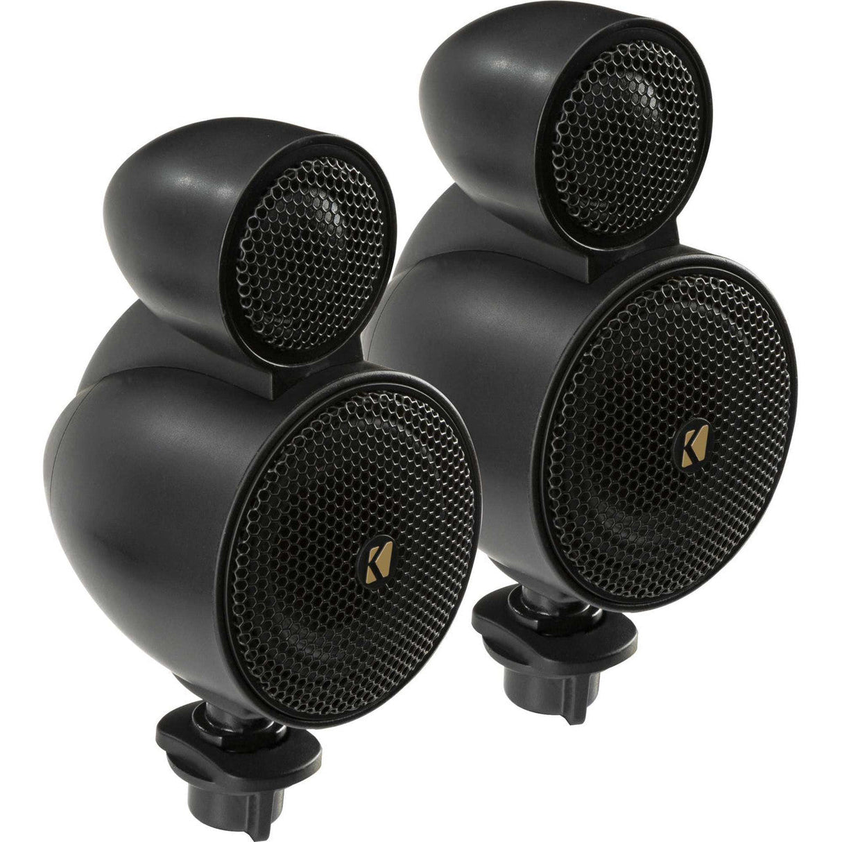 Kicker KSMT2504 | 2.5" Mids and 1" KSMT250 Dual Pod Component System Tweeters 4-Ohm (Pair) Kicker