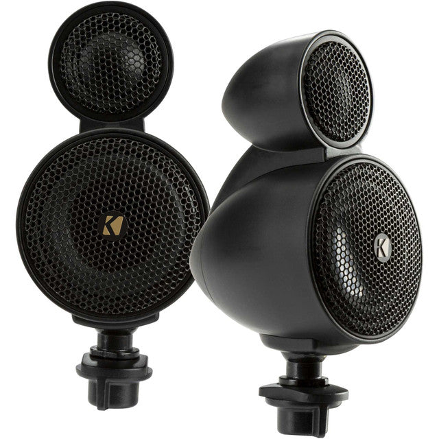 Kicker KSMT2504 | 2.5" Mids and 1" KSMT250 Dual Pod Component System Tweeters 4-Ohm (Pair) Kicker