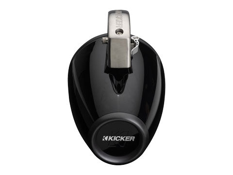 Kicker KMTCXL8 | 8" Marine Wakeboard Tower Speakers w/ RGB Lighting - Black (Pair) Kicker