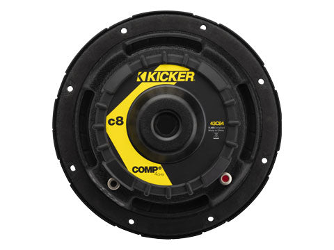 Kicker Comp 8" 100W RMS Subwoofer SVC 4-Ohm Kicker