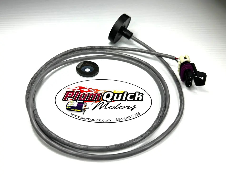 2010-Up EZ-GO TXT/Sepex 48 Volt Replacement Speed Sensor & High-Speed Magnet Plum Quick Motors