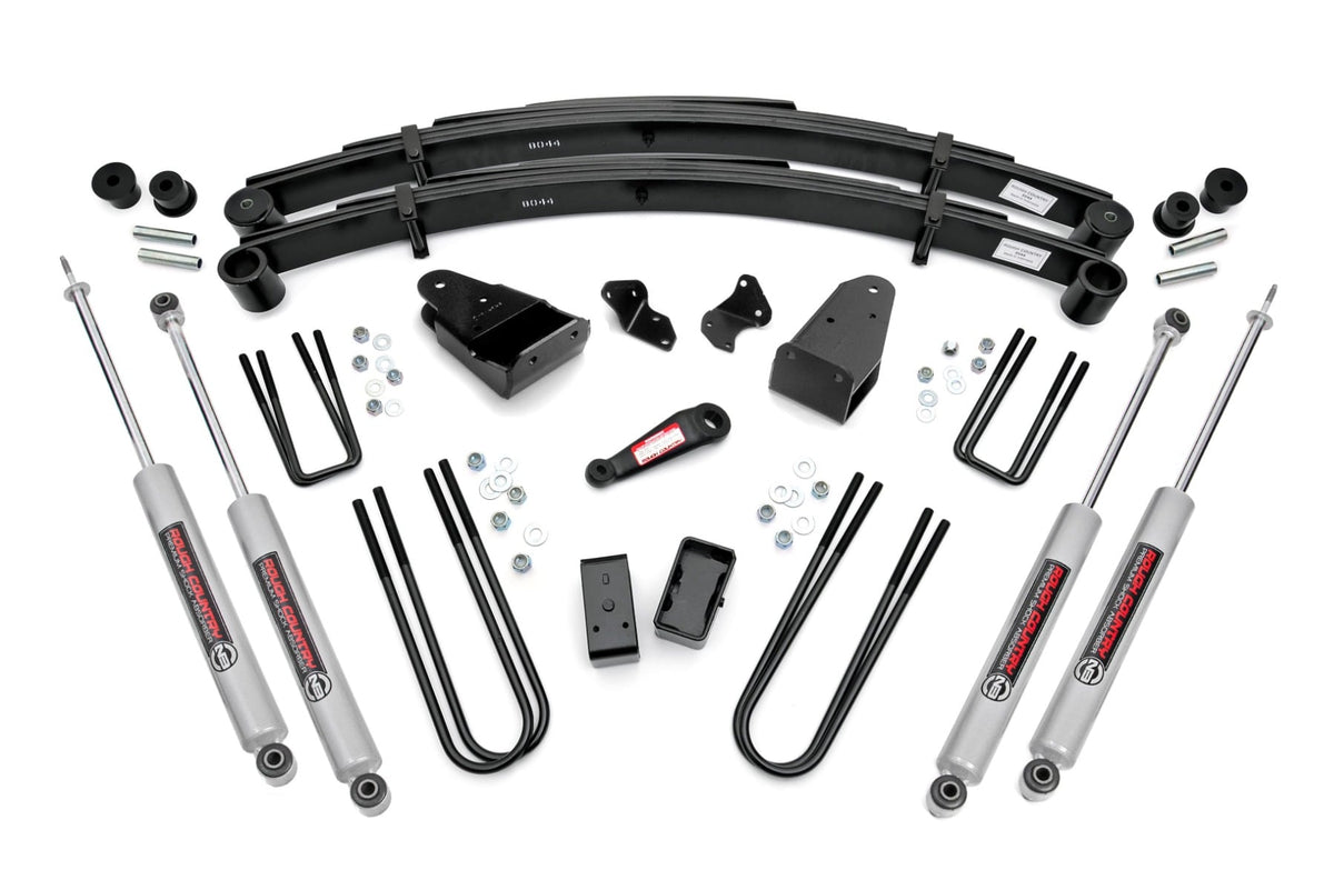 4 Inch Lift Kit Ford F-350 4WD (1982-1985) Rough Country
