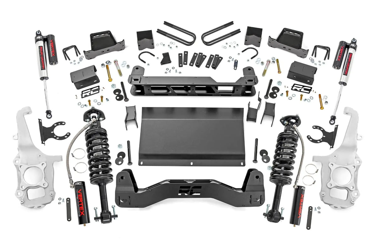 Rough Country 6 Inch Lift Kit Ford F-150 4WD 2021-2026 587-config