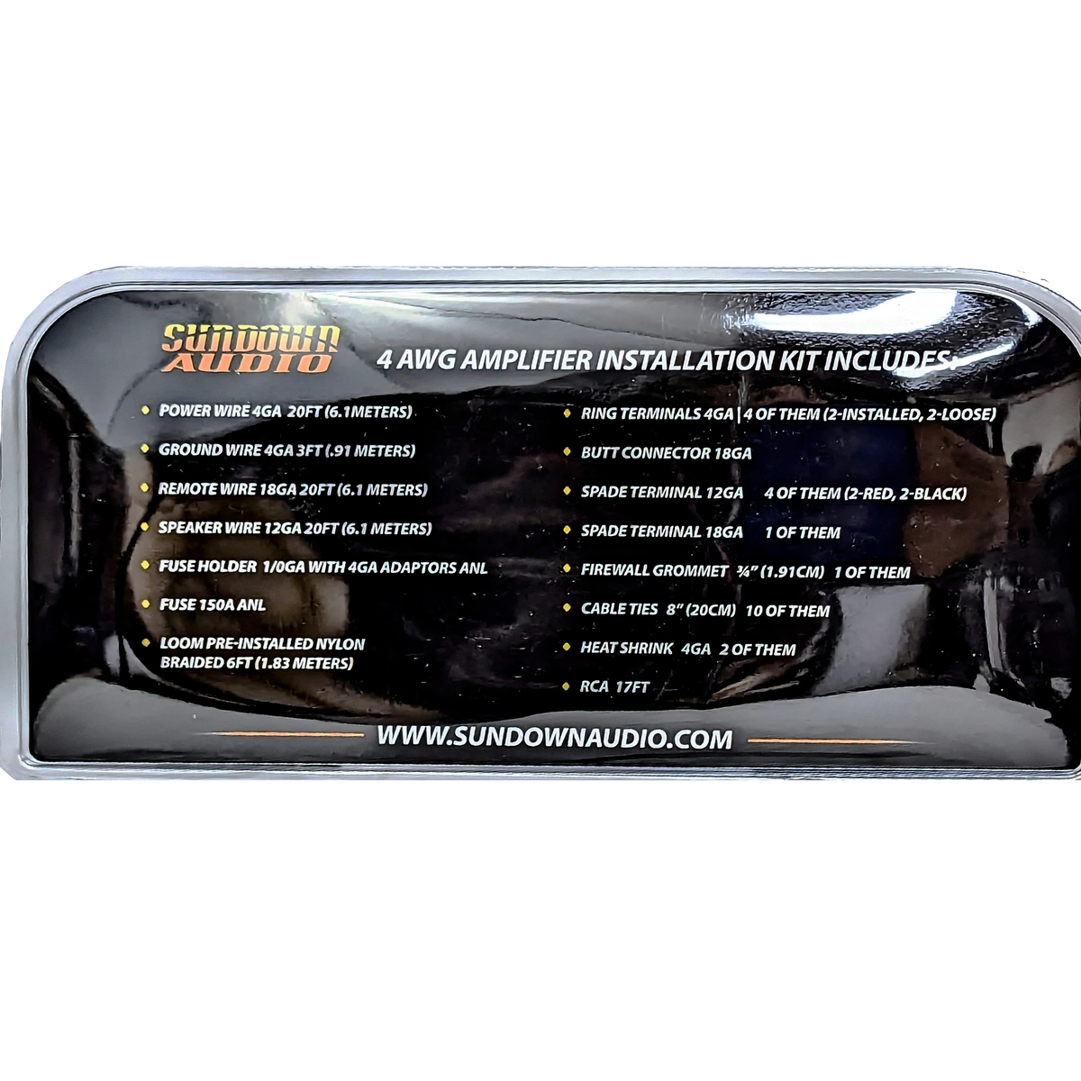 Sundown Audio 4G OFC Amp Kit