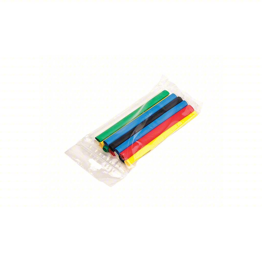JANDORF 1/4">1/8" Heat Shrink Tube Assorted Colors (5 PK) 61770 Jandorf