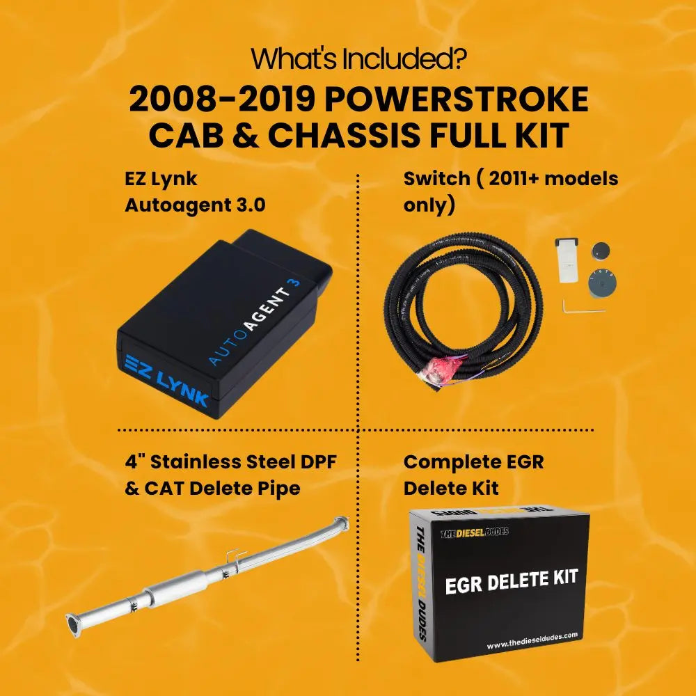 Cab & Chassis Ford Powerstroke Full Delete Bundles | 2008-2019 thedieseldudes