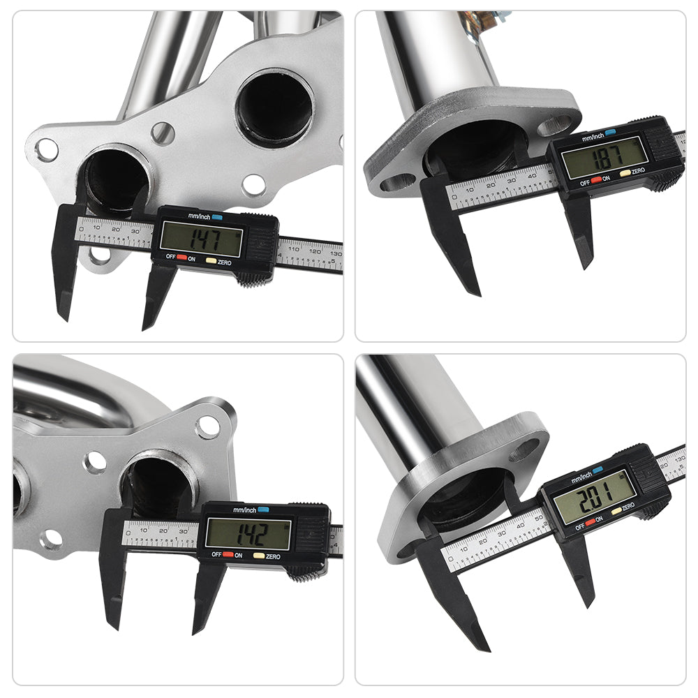 Long Tube Headers for 2006-2013 BMW N52 E90/E91/E92/E93/E82 128i/325i/325xi/328i/328xi/330i/330xi Flashark