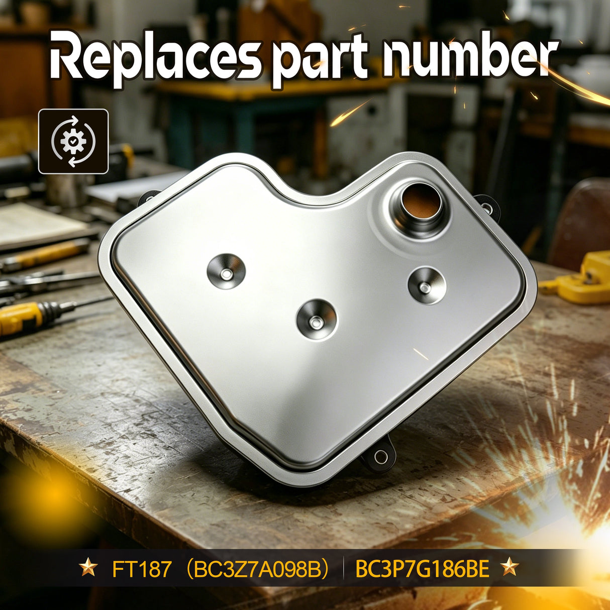 Trucktok 2011-2022 6.7L Ford Powerstroke Transmission Filter Replaces FT187(BC3Z7A098B) TruckTok