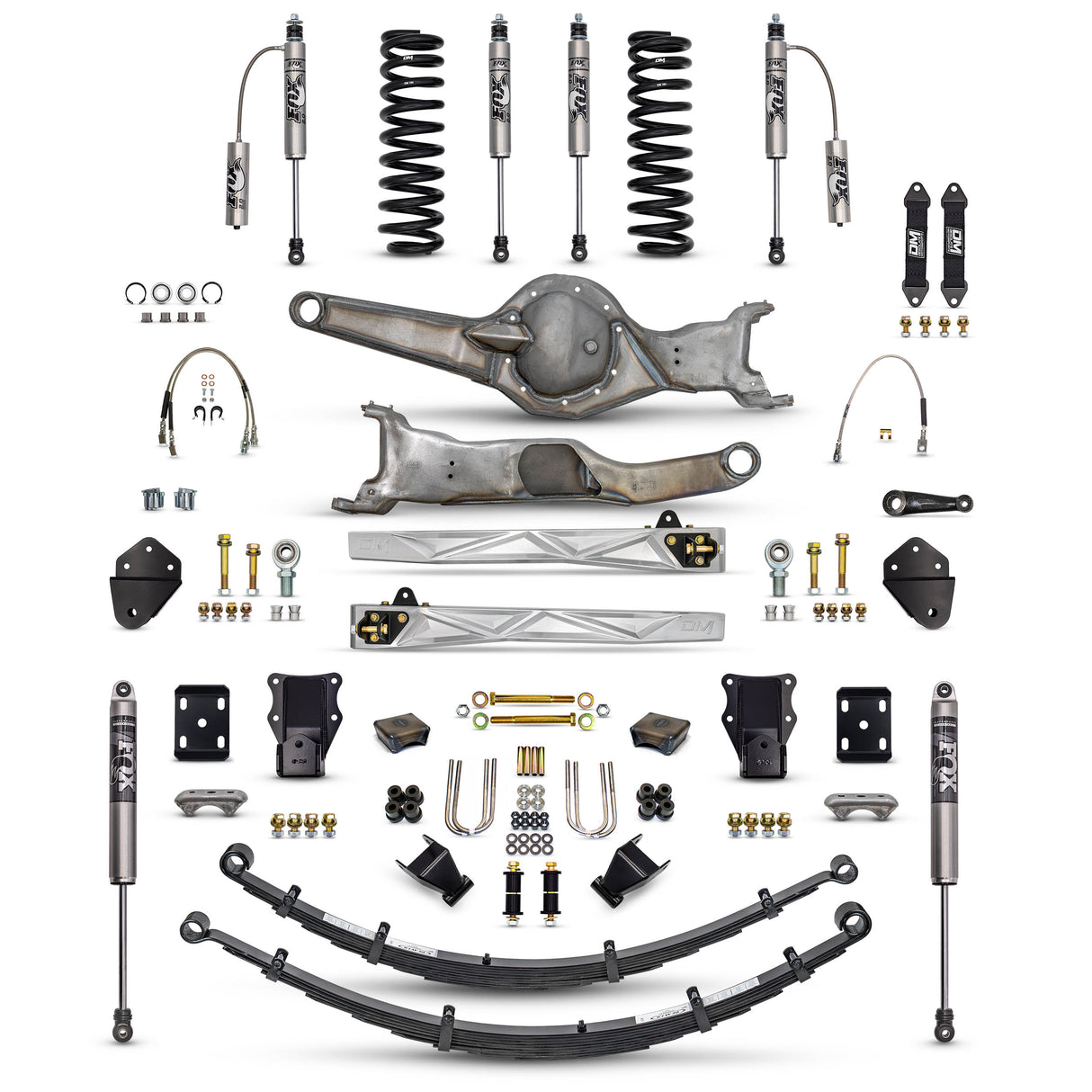 Desolate Motorsports Complete Mid Travel 4" Lift - 1980-1996 Ford F150/Bronco Desolate Motorsports