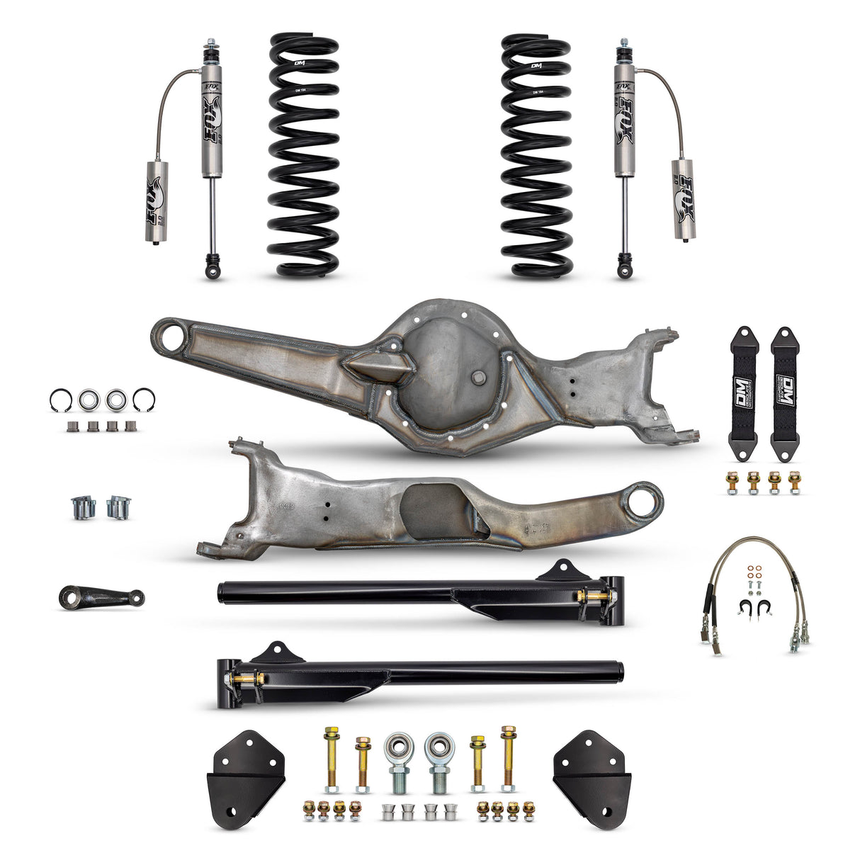 Desolate Motorsports Front 4" Mid Travel Lift Kit (Bolt-on) - 1980-1996 Ford F150/Bronco Desolate Motorsports