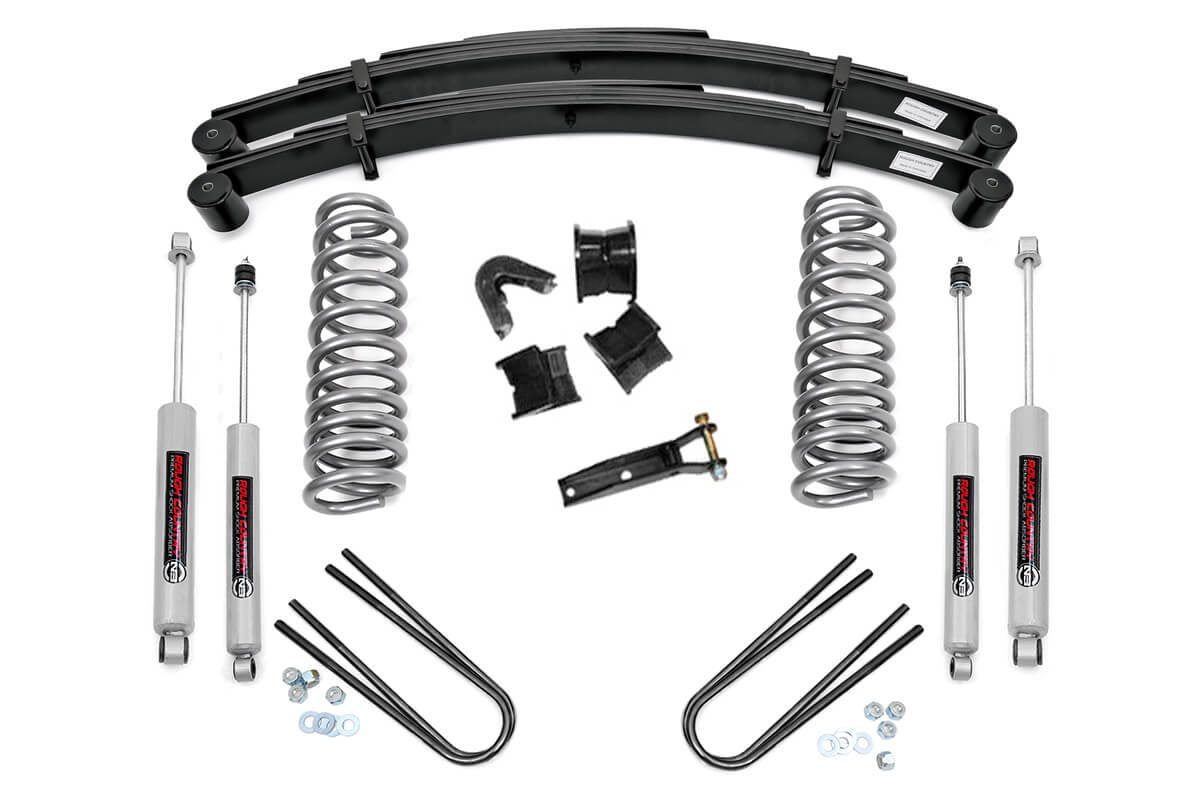 4 Inch Lift Kit Rear Springs Ford F-100 4WD (1970-1976) Rough Country