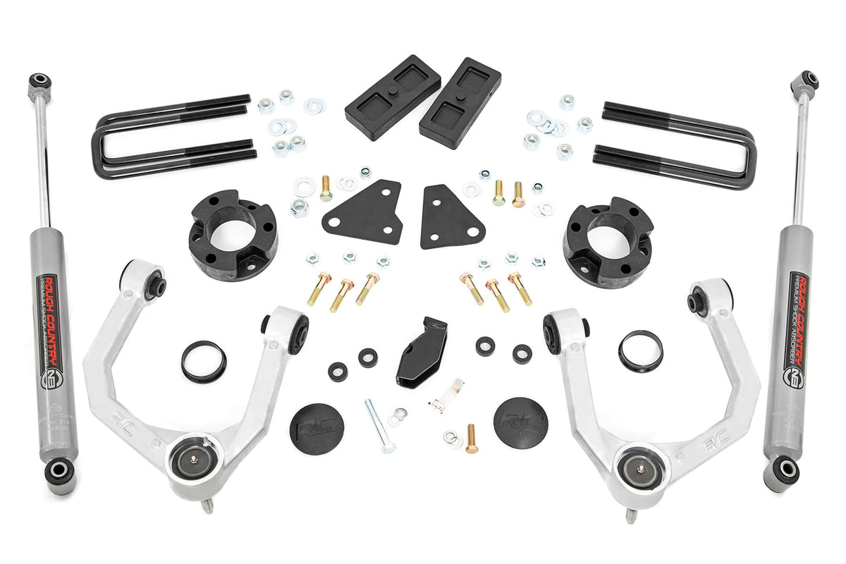 3.5 Inch Lift Kit N3 Ford Ranger 4WD (2019-2023) Rough Country