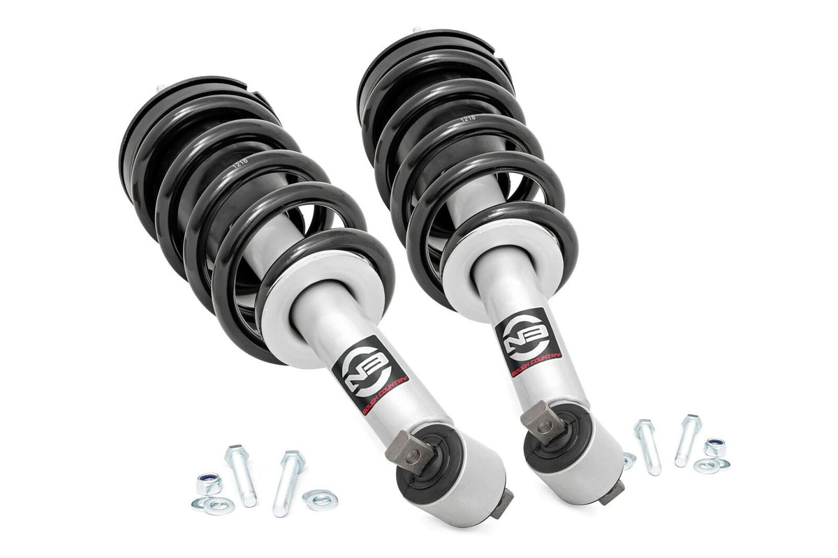 Loaded Strut Pair Stock Silverado/Sierra 1500 2WD/4WD (07-13) Rough Country