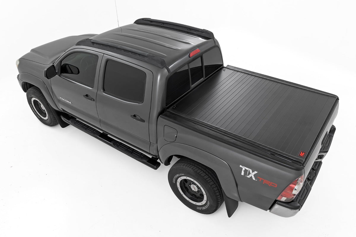 Hard Roll Up Bed Cover 5 Foot Bed Toyota Tacoma 2WD/4WD (2005-2015) Rough Country