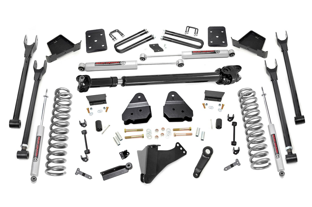 6 Inch Lift Kit Diesel 4-Link FR D/S Ford F-250/F-350 Super Duty (17-22) Rough Country