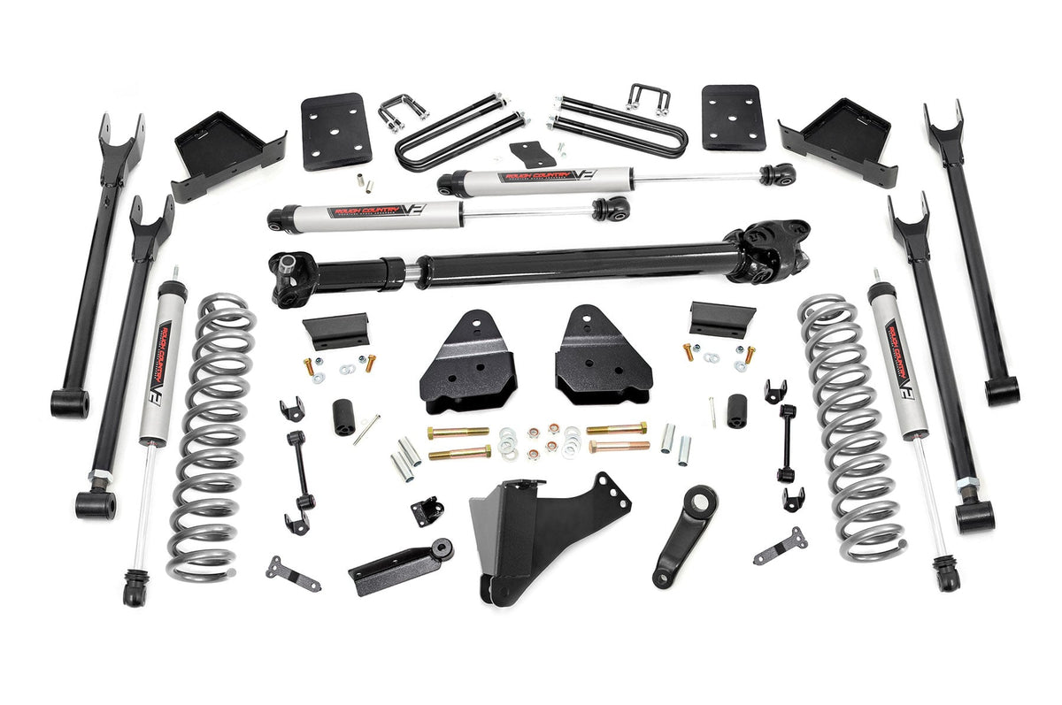 6 Inch Lift Kit Diesel 4-Link D/S V2 Ford F-250/F-350 Super Duty (17-22) Rough Country