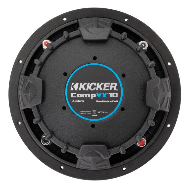 Kicker CVX 10" 600W RMS Subwoofer DVC 4-Ohm Kicker