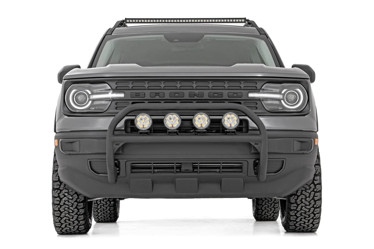 Nudge Bar 4 Inch Round Led (x4) Ford Bronco Sport 4WD (2021-2024) Rough Country