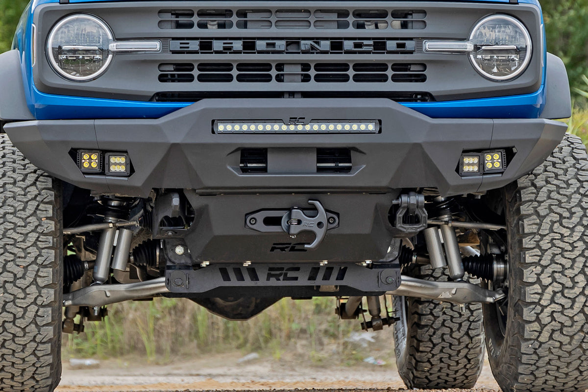 Hidden Winch Mount 12000S Ford Bronco 4WD (2021-2025) Rough Country