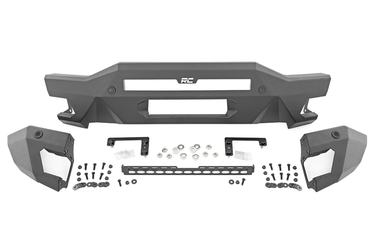 Front Bumper Modular Full Wings Ford Bronco 4WD (2021-2025) Rough Country