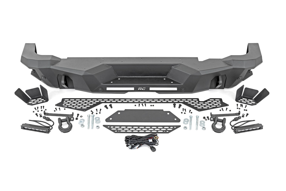 Rear Bumper Black Series LED 6 Inch Pair Slim Line - Ford Bronco (21-25) Rough Country