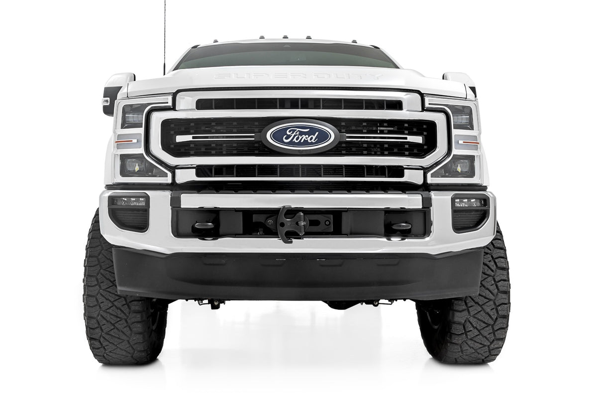 Hidden Winch Mount Ford F-250/F-350 Super Duty 2WD/4WD (2020-2022) Rough Country