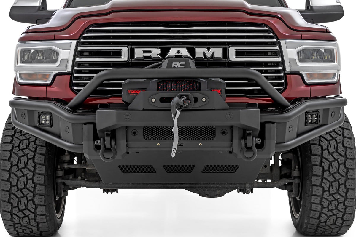 Front Bumper Tubular Winch Mount Ram 2500/3500 2WD/4WD (2019-2026) Rough Country