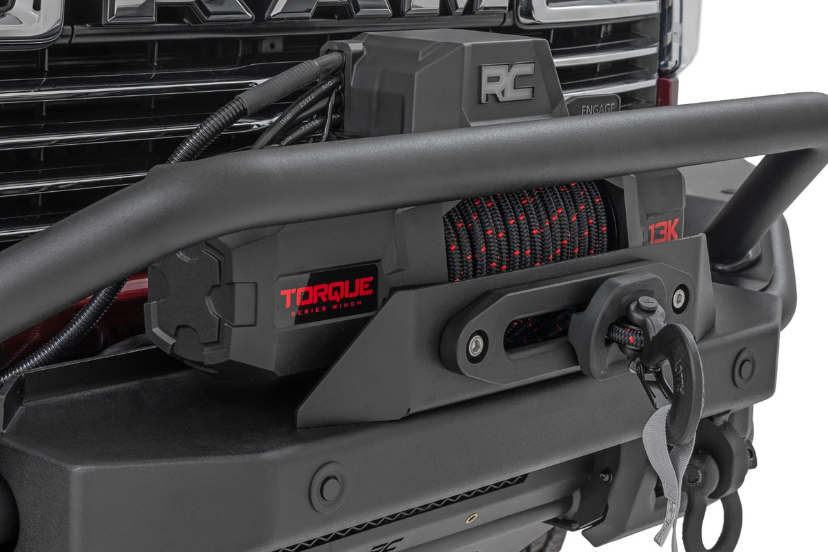 Front Bumper Tubular Winch Mount Ram 2500/3500 2WD/4WD (2019-2026) Rough Country
