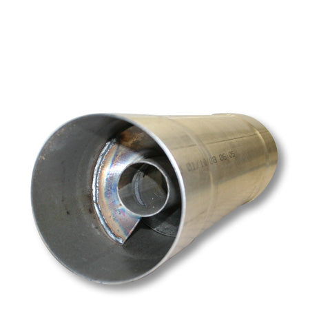 5" Round Body Aluminized Diesel Resonator | 3"-5" Inlet/Outlet Mel's Manufacturing