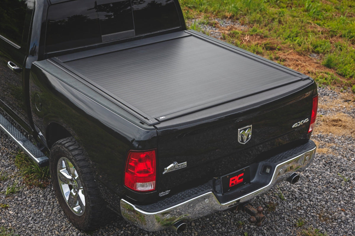 Powered Retractable Bed Cover 5 Foot 7 Inch Bed Ram 1500 2WD/4WD (2009-2018 & Classic) Rough Country