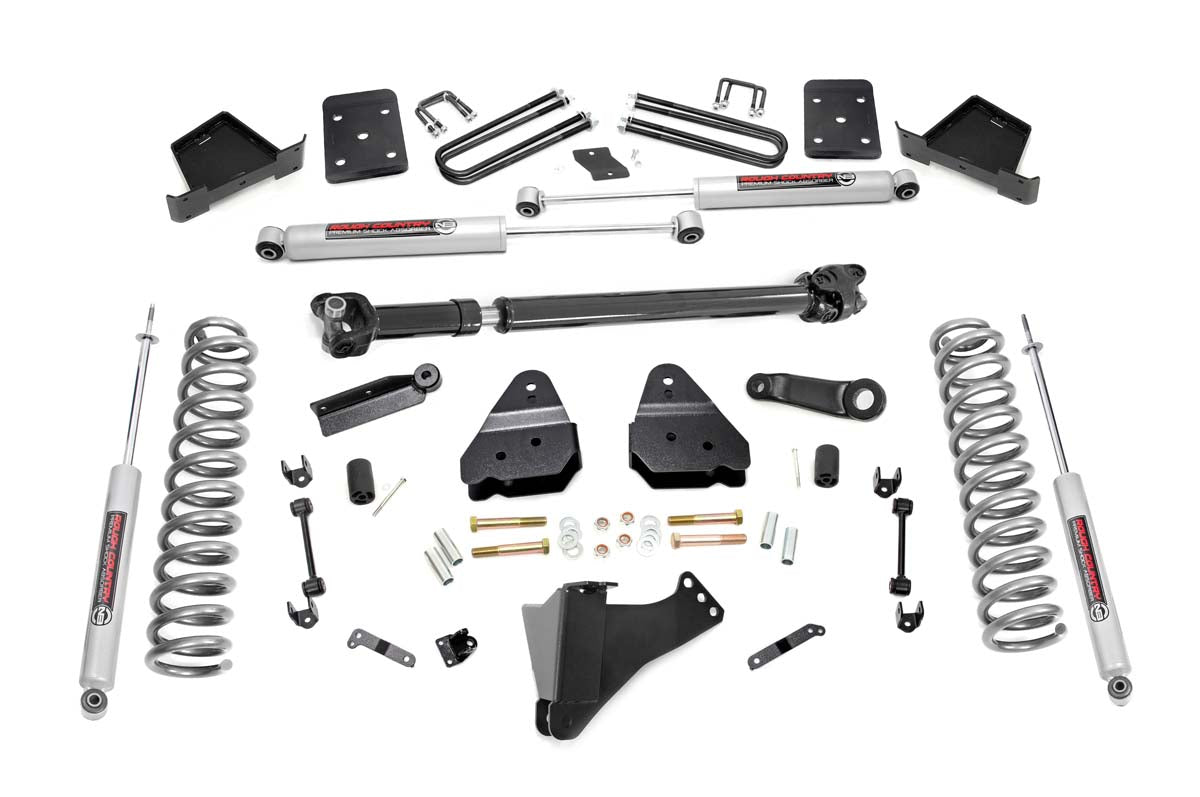 6 Inch Lift Kit No OVLDS D/S Ford F-250/F-350 Super Duty 4WD (17-22) Rough Country