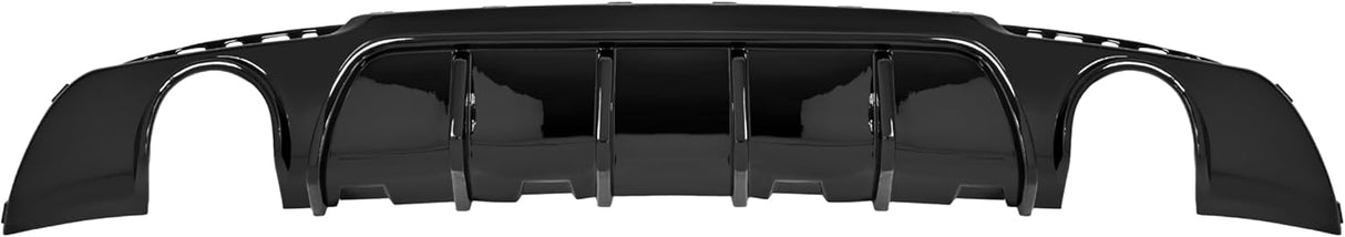 Rear Bumper Diffuser Shark Fin Style Gloss Black Chrysler 300