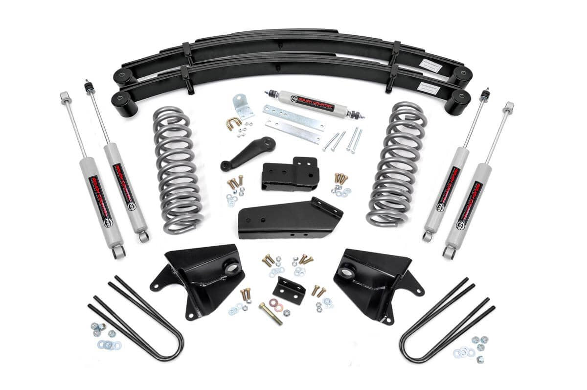 4 Inch Lift Kit Rear Springs Ford Bronco 4WD (1980-1996) Rough Country