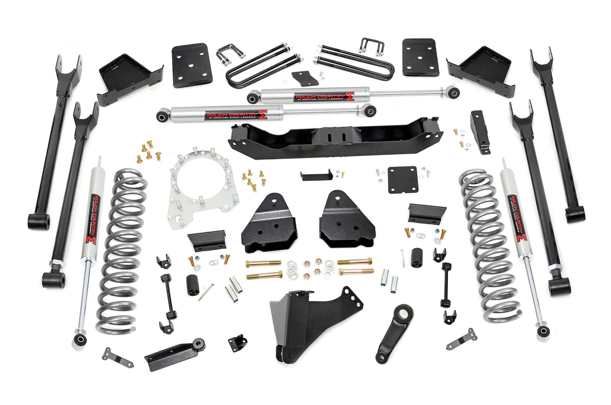 6 Inch Lift Kit 4-Link No OVLD M1 Ford F-250/F-350 Super Duty (17-22) Rough Country