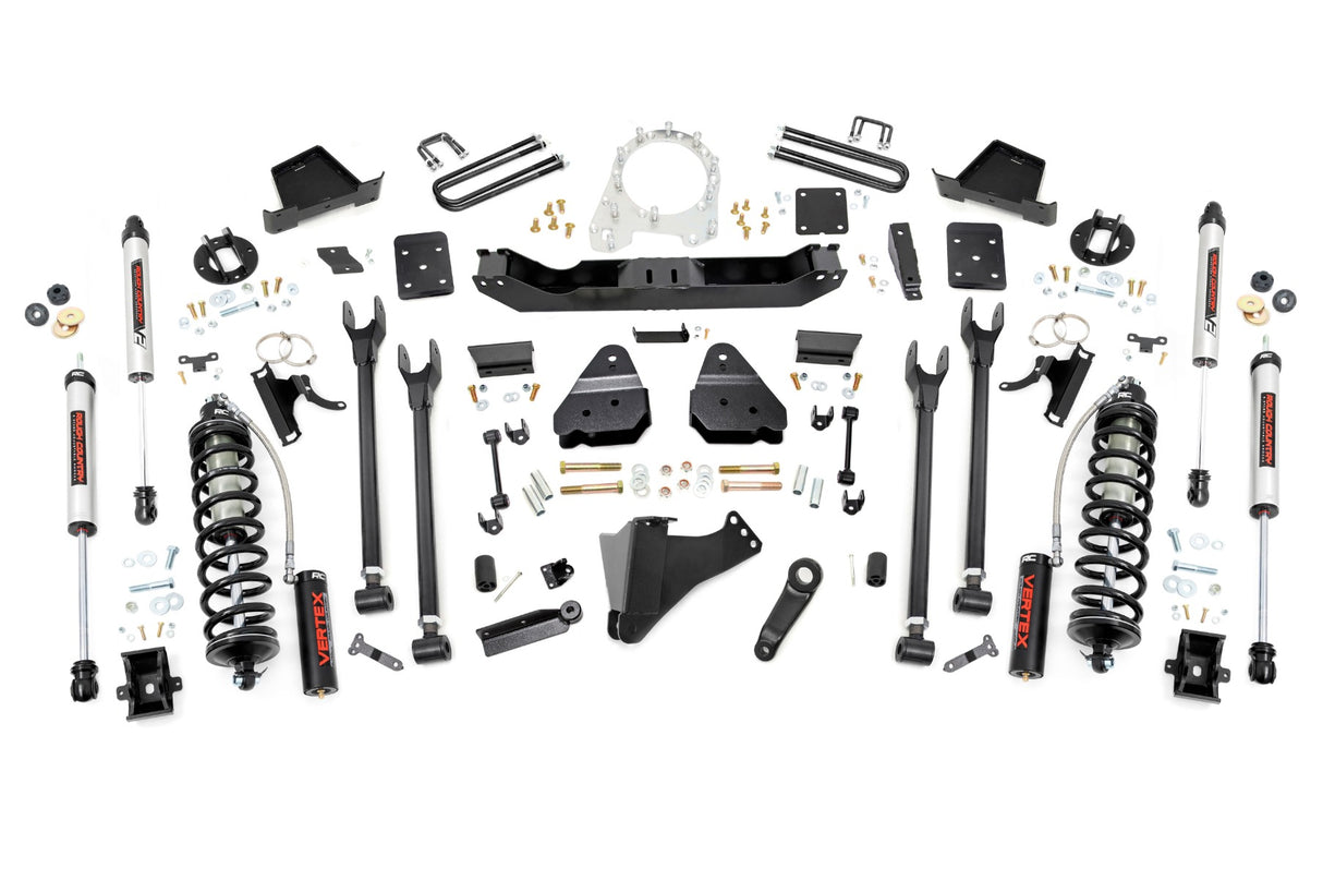 6 Inch Lift Kit 4-Link No OVLD C/O V2 Ford F-250/F-350 Super Duty (17-22) Rough Country