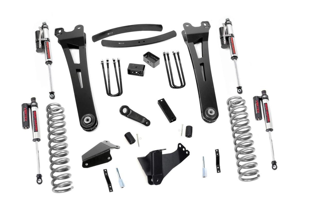 6 Inch Lift Kit Gas Radius Arm Vertex Ford F-250/F-350 Super Duty (05-07) Rough Country