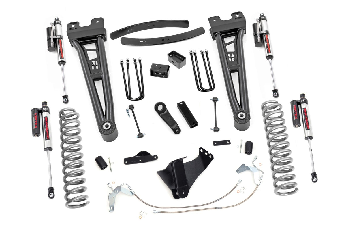 6 Inch Lift Kit Gas Radius Arm Vertex Ford F-250/F-350 Super Duty (08-10) Rough Country