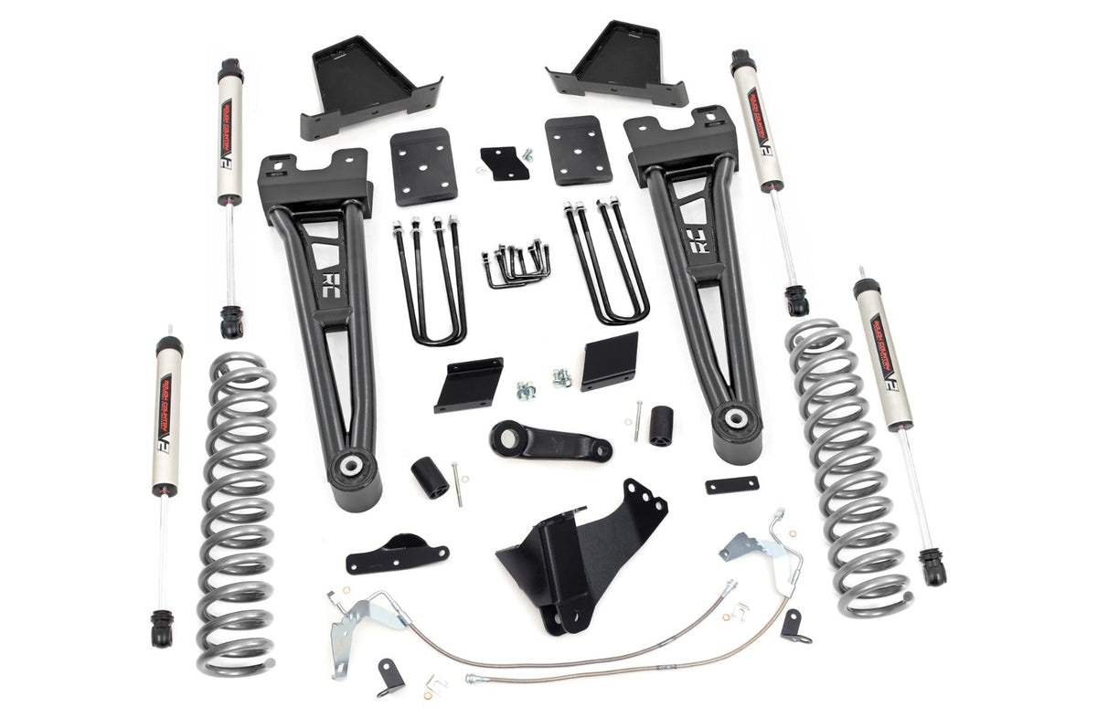 6 Inch Lift Kit Diesel Radius Arm No OVLD V2 Ford F-250 Super Duty (15-16) Rough Country