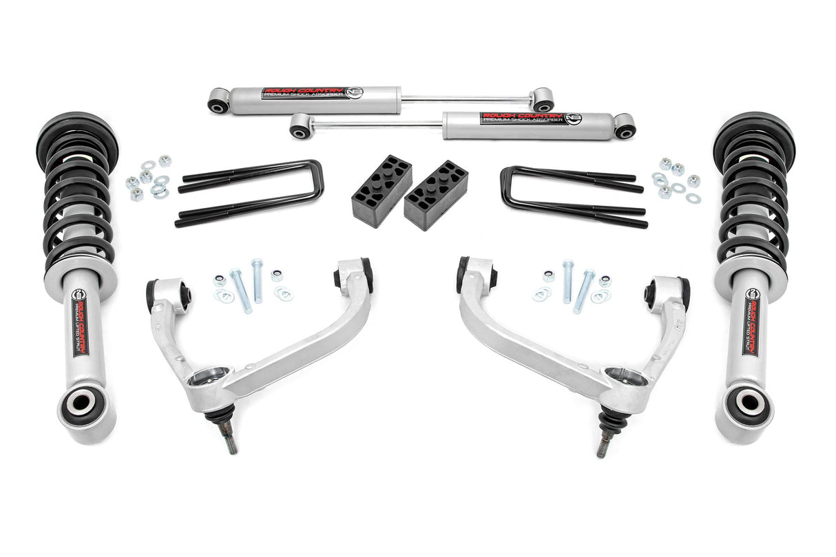 3 Inch Lift Kit N3 Struts Ford F-150 4WD (2009-2013) Rough Country