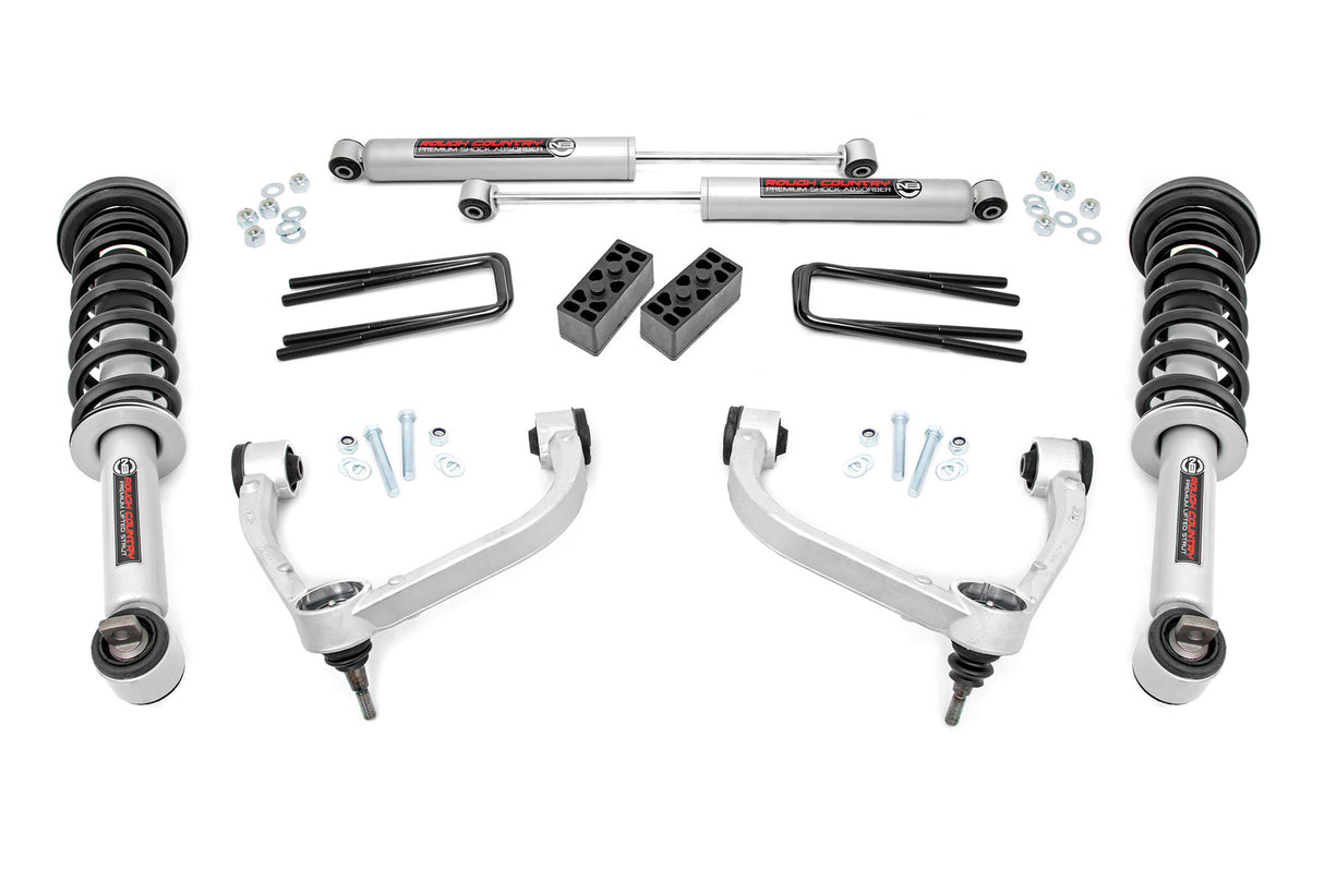 3 Inch Lift Kit N3 Struts Ford F-150 4WD (2014-2020) Rough Country