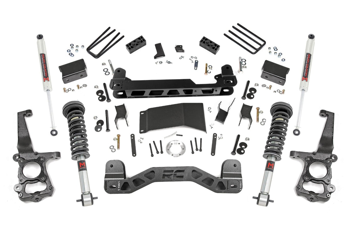 4 Inch Lift Kit M1 Struts/M1 Ford F-150 4WD (2015-2020) Rough Country
