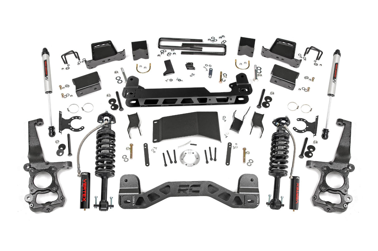 Rough Country 6 Inch Suspension Lift Kit Ford F-150 4WD 2015-2020 557-config
