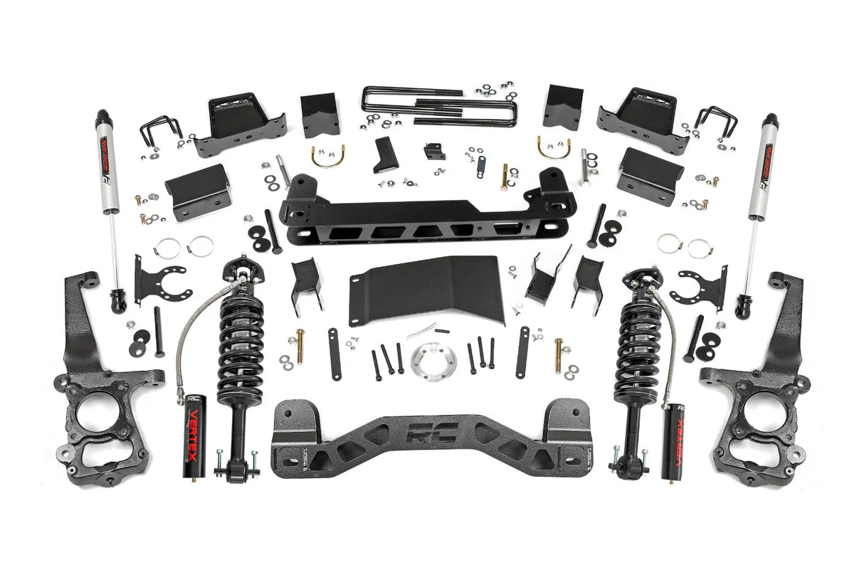 Rough Country 6 Inch Suspension Lift Kit Ford F-150 4WD 2015-2020 557-config