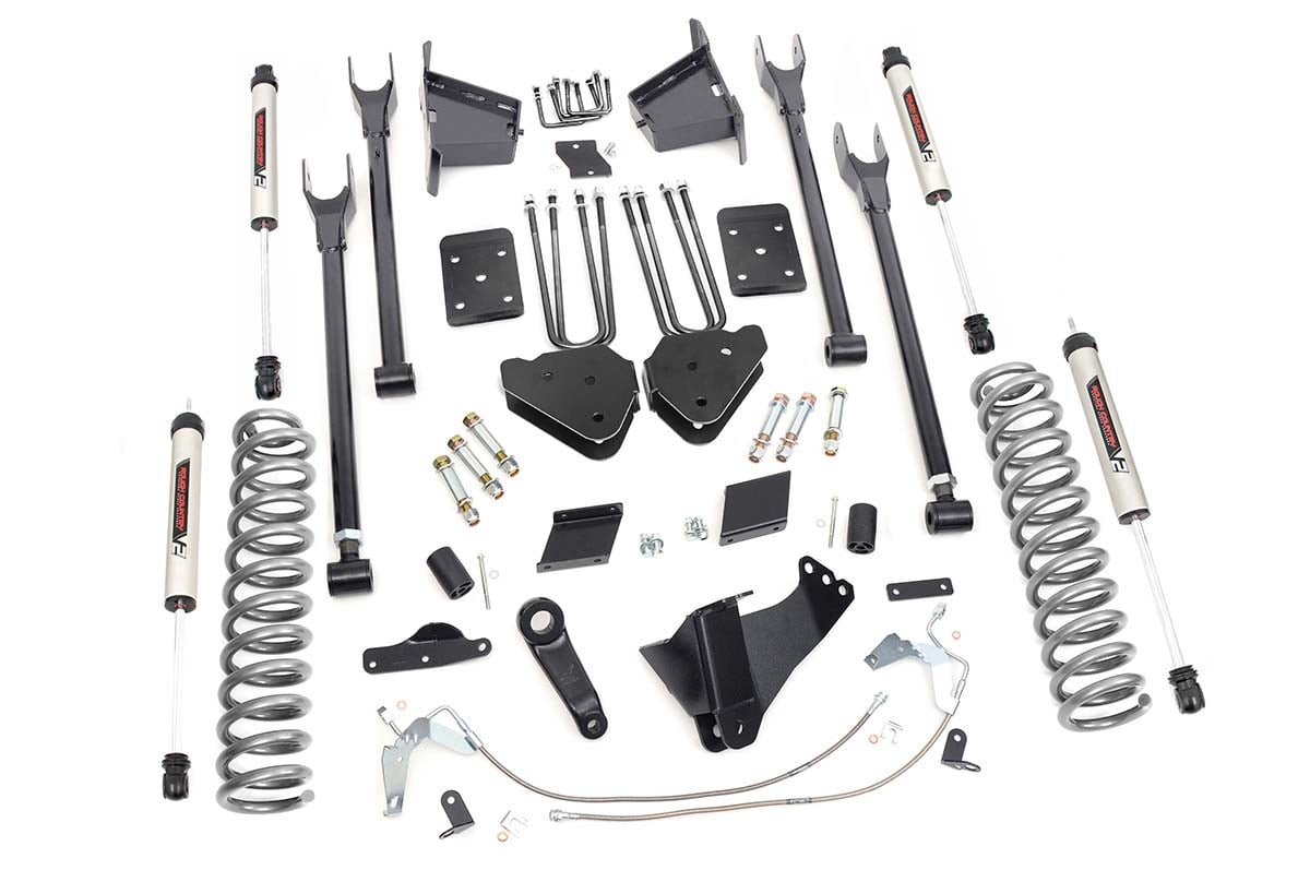 6 Inch Lift Kit 4-Link OVLD V2 Ford F-250 Super Duty 4WD (2011-2014) Rough Country
